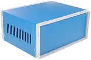 OSALADI Electronic Enclosures Blue Metal Enclosure Project Case Junction Case Metal Case Project Container Waterproof Outdoor Project Junction Box