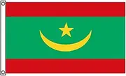 Stormflag Manufacturer Mauritania 3*5FT(90*150cm) Pongee Polyester 90g with two Eyelets and Double Stitched