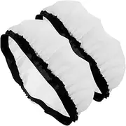 HOMSFOU 2pcs Soft Light Shade Lights Kit Flashlight Light Diffuser Table Lamp Room Headlight Lamp Shade Diffuser Lamp Cover Headlamp Reflector Light Cover Lamps Floor Lamp White Cloth