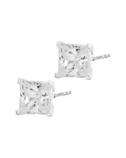 Savvy Cie 14K & Silver Swarovski Crystal Studs