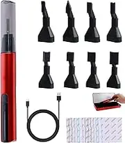 Sander Reciprocating Sander Tool with 8Pcs Polishing Head 3 Gears Adjustable Electric Reciprocating Sanding Pen Portable USB Quick Charging Sanding Pen for Small Polishing DIY Crafts