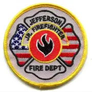 Jefferson Fire Department Junior Firefighter Patch Unknown State