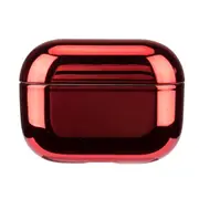 2Pcs For AirPods Pro Electroplated TPU Earphones Shockproof Protective Case(Red)