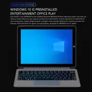 10.5" Laptop 2-In-1 8GB 256GB Windows 11 Ultra-thin aluminum alloy TabletRS