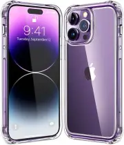 iPhone 14 Pro Clear Case - Shockproof Protection w/ TPU Bumpers MagSafe Compatib