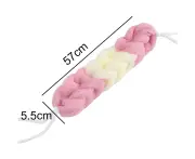 Loofah Bath-Sponge Swirl-Set Shower Bouquet: Extra-Large Mesh Pouf Luffa Loofa Loufa Puff Scrubber