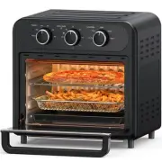 Air Fryer, 1700W 14.8 Quart, 5 in 1 Toaster Oven Countertop, Oil-Less...