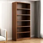 書架置物架落地客廳儲物櫃實木色收納櫃辦公室閱讀架簡易家用書櫃
