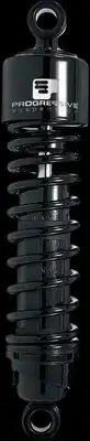 Prog 412 Rear Shock Damper 13in Black Heavy Duty Harley Sportster 883 86-03