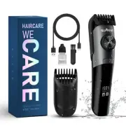 Beard Trimmer for Men Waterproof, IPX7 Professional Mustache Trimmer, 39 Buil...