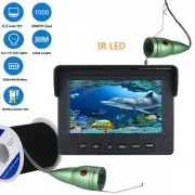 4.3" Monitor Fish Finder 1000TVL 6pcs IR LED Underwater Fishing Video Camera 30M