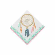 Tribal Boho Party Bev Napkin, Party Supplies, 16 Pieces