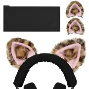 Geekria Cat Ears Headphones Attachment Headband for Razer Kraken Pro V2, 7.1