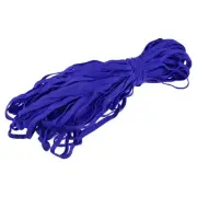 Flat Elastic Band for Sewing 1/4" x 33 Yards Blue Braided Stretch Strap
