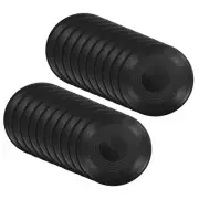 20 Pack 12 Inch Black Blank Vinyl Records CD Vinyl Decorative Records Coasters