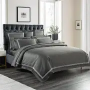 1000 Thread Count Charcoal Quilt Cover Set