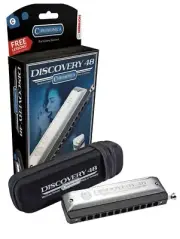 Hohner 7542BX-C Discovery 48 Chromatic Harmonica - Key of C