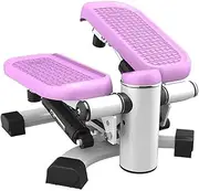 Stair Stepper Exercise Equipment with Monitor Twisting Action for Home Portable Fitness Mini Step Machine (Purple)