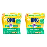 56pc Omo Expert Odour Eliminator 3 In 1 Laundry Detergent Capsules Pods