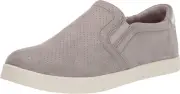 Dr. Scholl's Women's Madison Sneaker 8.5 Wide, Grey Cloud Microfiber