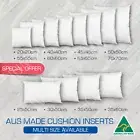 Aust Made Cushion Insert Polyester Premium Lofty Fibre(Multi Sizes Available)