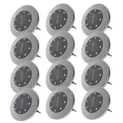 Oppsbuy Solar Powered Recessed Ground LED Lights