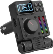 FM Bluetooth 5.3 Transmitter Car Radio Adapter - August CR235 - Hands Free Ca...