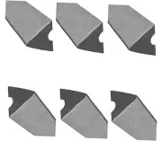 U23 Rubber Bumpers Replacement Pool Table Rail Cushions (Set of 6) - 7 Foot