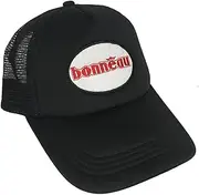[My Party Shirt] MyPartyShirt Women's Lincoln Hawk Bonneau Trucker Cap Over The Top Sylvester Stallone Black Hat One Size Black