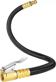 12'' Tire Inflator Extension Tube, Tyre Pump Quick Inflation Chuck Adapter Hose