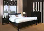 Double or Queen Savannah 6 Piece Bedroom Suite - Dark Chocolate