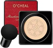 Mushroom Head Air Cushion CC Cream, Waterproof Whitening Foundation Cover Concealer Stick, Lasting Nude Moisturizing Brightening Pigment Liquid Foundation, Mushroom Sponge BB Cream Make Up Base