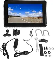Motorcycle GPS Navigation, 7in HD Display, Touch Screen, Waterproof GPS for Carplay, Stable Connection Navigation