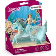 3pc Schleich 7.1'' Mermaid Eyela On Underwater Horse Figure Kids Toy Set 5-12y