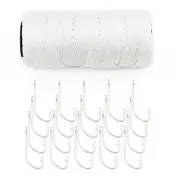 Catahoula E-Z 20 Trotline 150ft with 20 of Size 2/0 Hooks (20pcs)