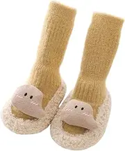 ibasenice Toddler Grip Socks Baby Non Slip Socks 1 Pair Soft Lightweight Easy to Wear Anti-Slip Comfortable Yellow l