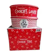 TUPPERWARE Limited Edition Cookie Tins 1.5L (Set of 2) With Gift Box