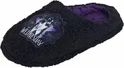 [Wednesday] Girls Slippers Borg Fleece Mule Slipper Adults Teens House Shoes Sliders Gift