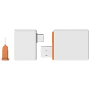 Dual USB TF nCARD NM Nano Memory Card 3.1 Type-C Card Reader Dual Port Adapter F