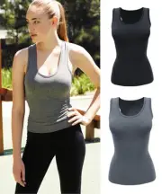 Ladies Singlet with Bra Insert with Sun Protection and anti bacterial treatment