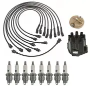 ACDelco Ignition Kit Distributor Rotor Cap Wire Spark Plugs For Chevrolet 6.6 V8