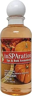inSPAration Spa and Bath Aromatherapy 100HOLPPX Spa Liquid, 9-Ounce, Holiday Pumpkin Pie
