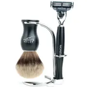 Antica Barberia Shave Set Black Metal Mach3 & Super Badger