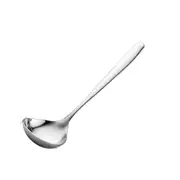 3pc Home Accessories Cooking Utensils Soup Spoon Restaurant Stainless Steel Deep Bottom Table Dinner Long Handle Multi Purpose