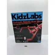 KidzLabs Hydraulic Robotic Arm 4M Technology New Open Box Science Fair