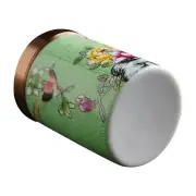 Ceramic Tea Holder Loose Storage Food Jar Grain Containers Travel