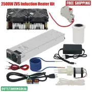 2500W ZVS Induction Heater + Coil + Crucible + Water Pump + 2 Power Supplys os67
