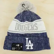 NEW ERA | Unisex LA Los Angeles Dodgers Pom Pom Knit Beanie Hat NEW + TAGS
