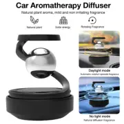 Portable Mini Car Air Freshener Solar Powered Auto Rotating Diffuser Purifier