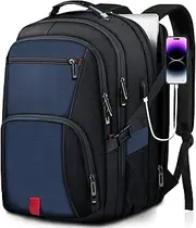 [ANTERK] Extra Large Backpack, Travel Back Pack, Laptop Backpack for Men Women, 50L Big Backpack, 17.3 Inch Computer Backpack